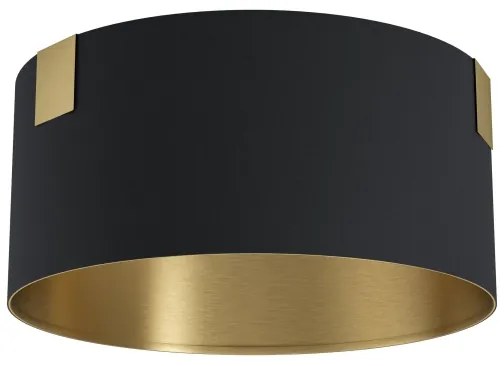 Eglo 39963 - Mennyezeti lámpa TORTOLA 1xE27/40W/230V fekete/arany