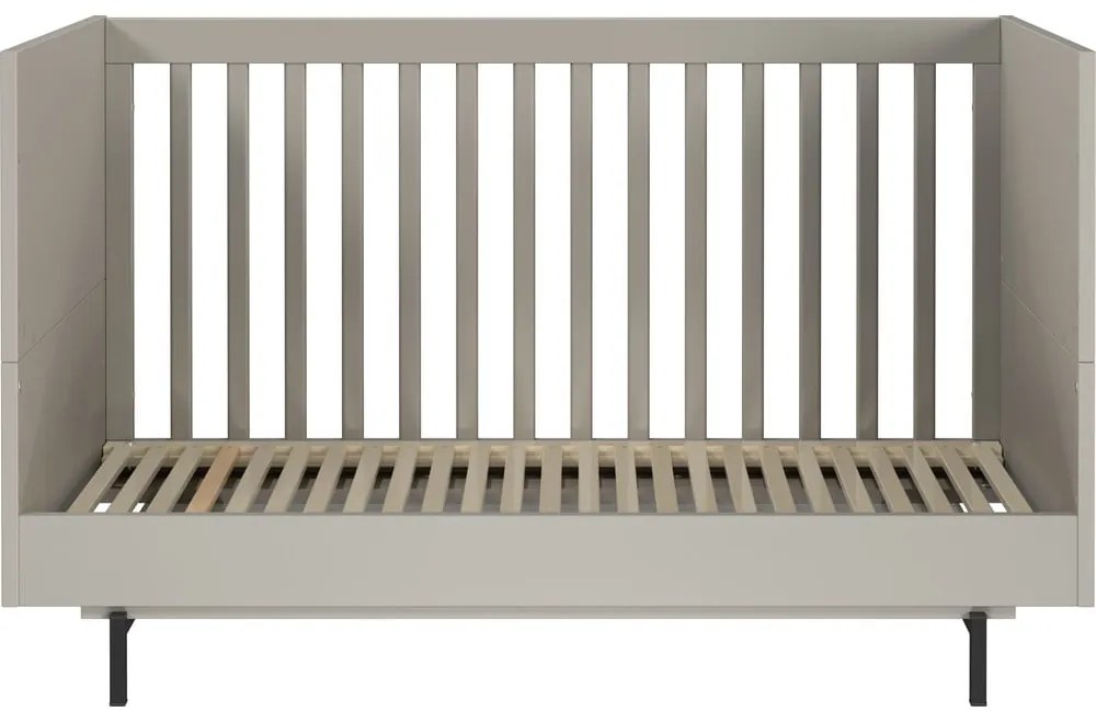 Szürke gyerekágy ágyráccsal 70x140 cm Tomino – Germania