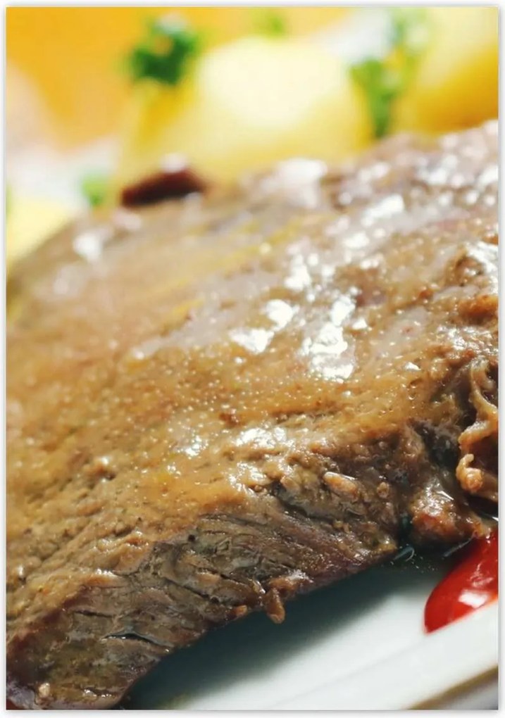 Poszterek 70x100 Steak zöldségekkel