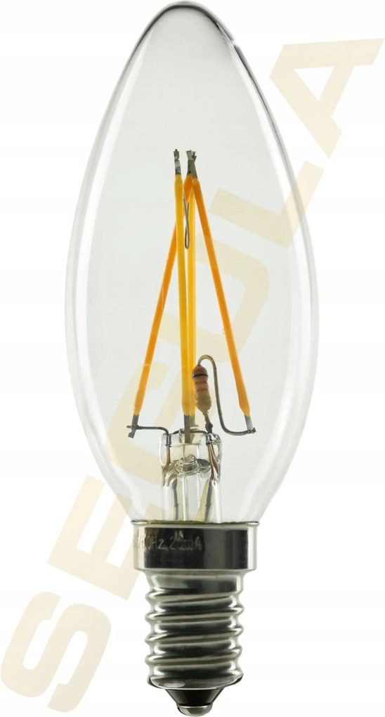 Segula 55241 Led gyertya, meleg fényűre szabályozható, átlátszó, E14 3,2 W (26 W) 270 Lm 2,00