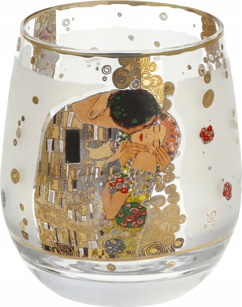 G. Klimt Csók Gyertyatartó 9,5 cm Goebel