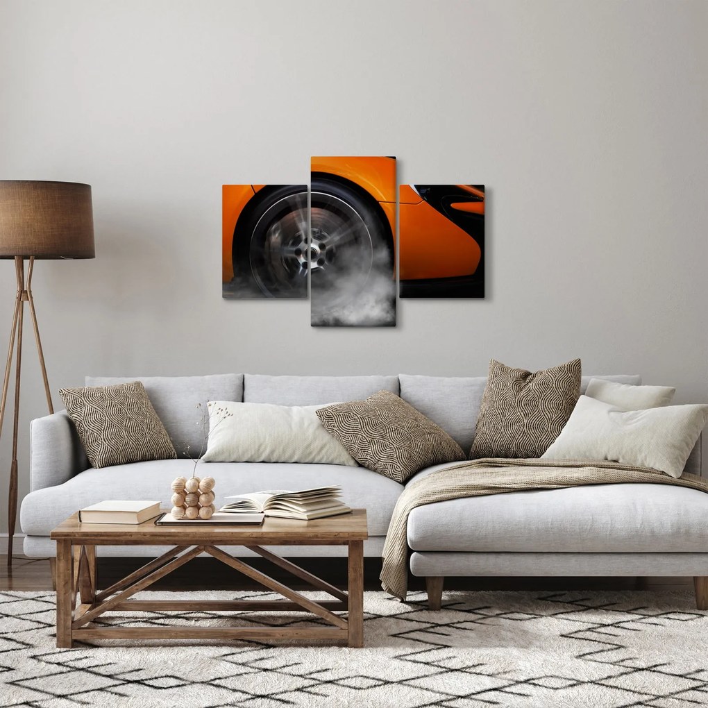 Kép - Narancssárga sportautó (90x60 cm)
