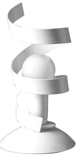 ONLI - Asztali lámpa ZOE 1xE14/6W/230V 22 cm fehér