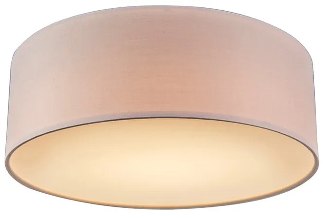 Mennyezeti lámpa rózsaszín 30 cm beépített LED-del - Drum LED