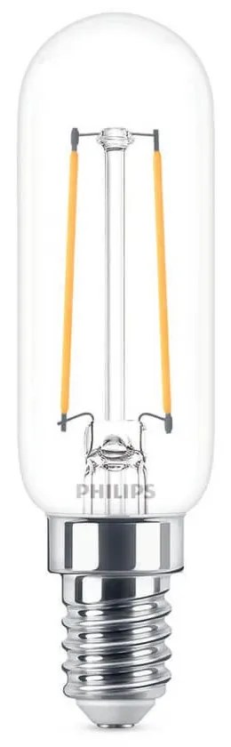 Philips T25 E14 LEDT25 fényforrás, 2.1W=25W, 2700K, 250 lm, 230V