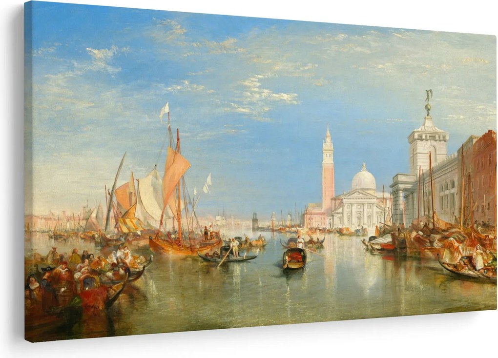 Kép - Joseph Mallord William Turner, Venice the Dogana and San Giorgio Maggiore, reprodukciók (90x60 cm)