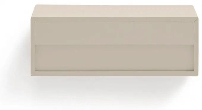 Krémszínű függő éjjeliszekrény Platt – Teulat