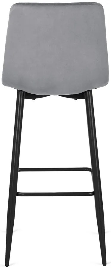 Szürke Bársony Bárszék. CLAUS