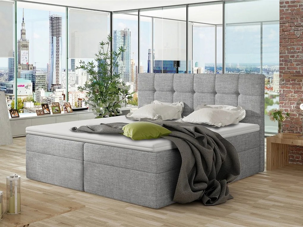 Franciaágy Boxspring Kennedy (140x200) (Muna 08). 1059303