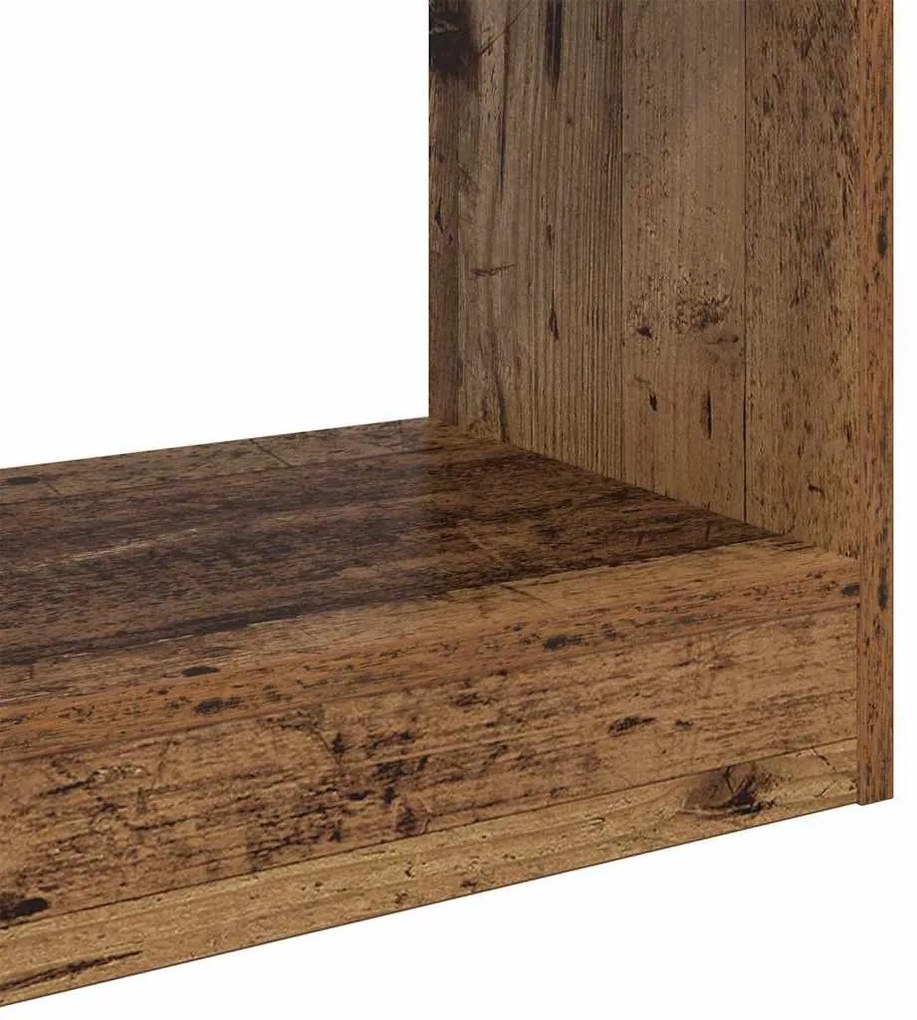 Könyvespolc Régi fa 60 x 30 x 166 cm Faanyag