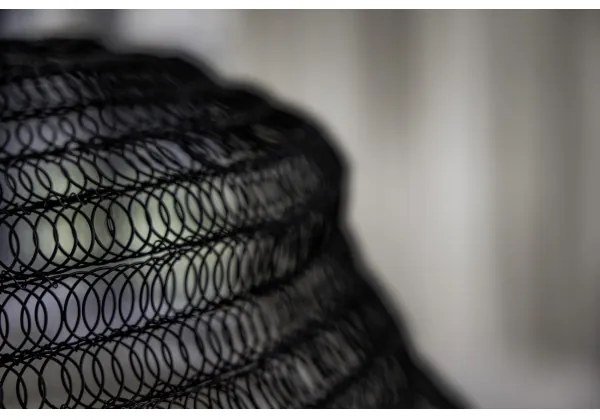 Markslöjd 108772 - Csillár zsinóron TAZZA 1xE27/40W/230V fekete