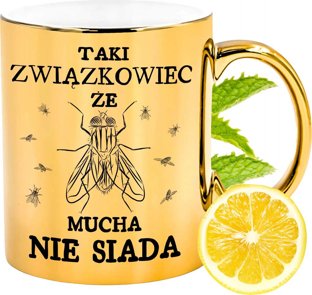 Arany csillogó bögre szakszervezeti ajándék fényképes nyomtatással