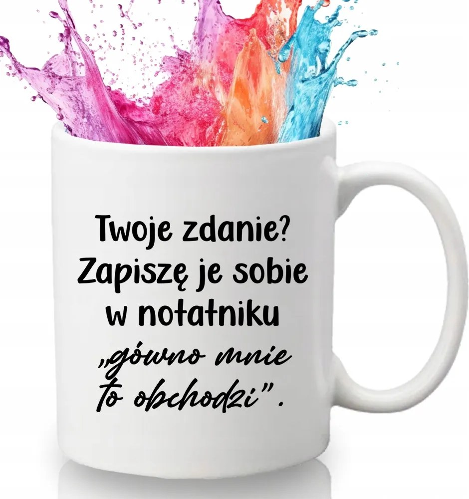 Bögre Fehér 330 ml Kerámia Ajándék Humor Vicces Kütyü Az Ön Véleménye