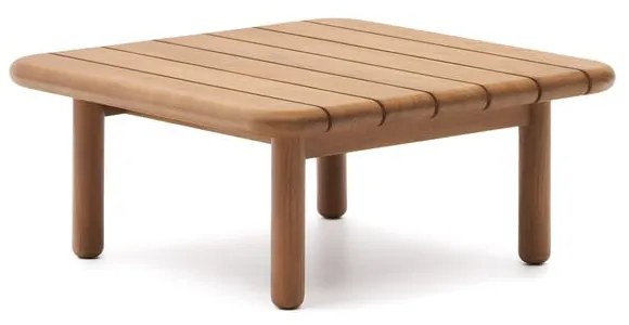 Teakfa kerti dohányzóasztal 70x70 cm Turqueta – Kave Home