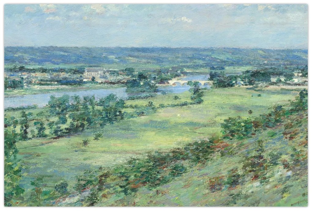 Kép - Theodore Robinson, The Valley of the Seine, From the Hills of Giverny, reprodukciók (90x60 cm)