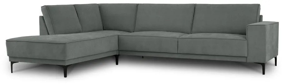 Sötétszürke sarokkanapé (bal oldali) Copenhagen – Scandic