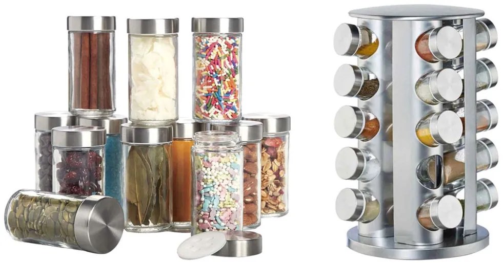 20db-os fűszertartó állvány, forgatható