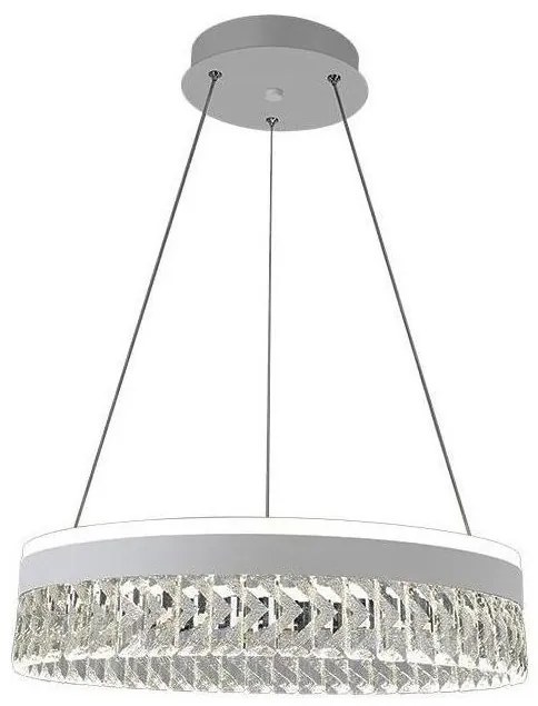 LED dimmelhető csillár zsinóron LED/90W/230V 3000-6500K fehér + távirányítás