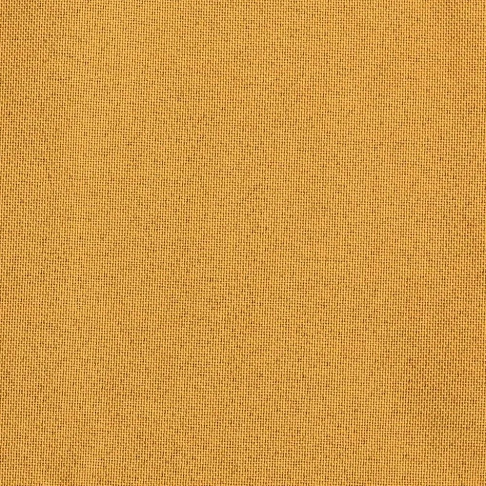 vidaXL 2 db sárga vászonhatású sötétítőfüggöny kampókkal 140 x 225 cm