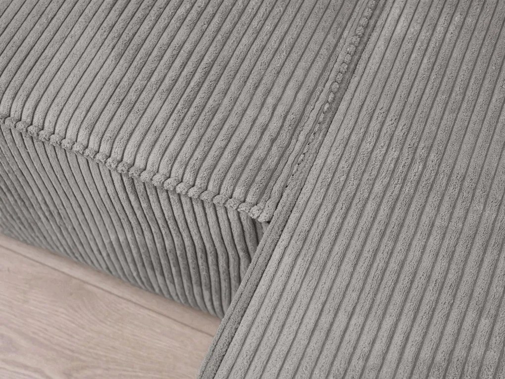 U alakú ülőgarnitúra SMART COSARO 295x140 cm, világosszürke