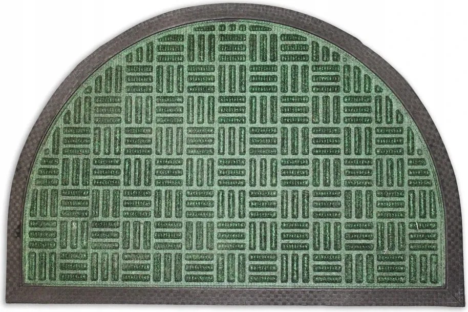 Félkör alakú bejárati lábtörlő Zöld