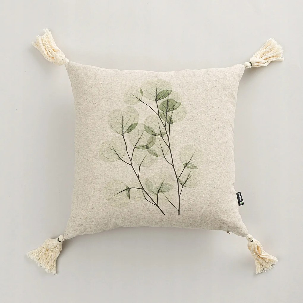 Eucalypta Tassel párnahuzat 45x45 cm bézs