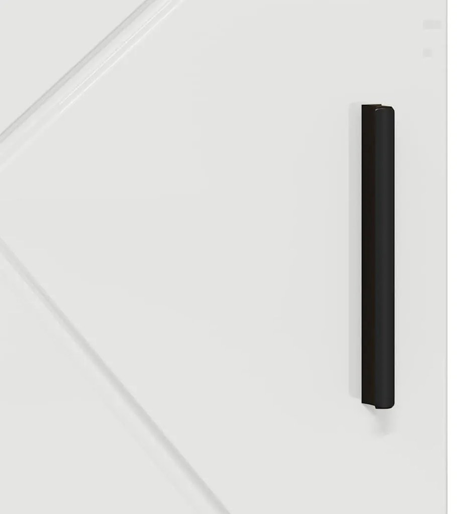 Fürdőszoba Székény Magasfényű fehér 60 x 35 x 80 cm Faanyag