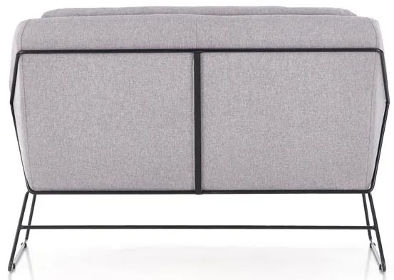 Világosszürke relax kétszemélyes fotel HAMAR 2 XL