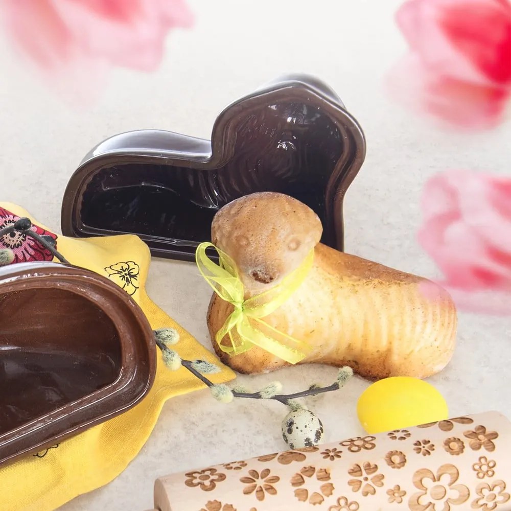 Kerámia sütőforma bárány alakú tortához 14x18 cm – Orion