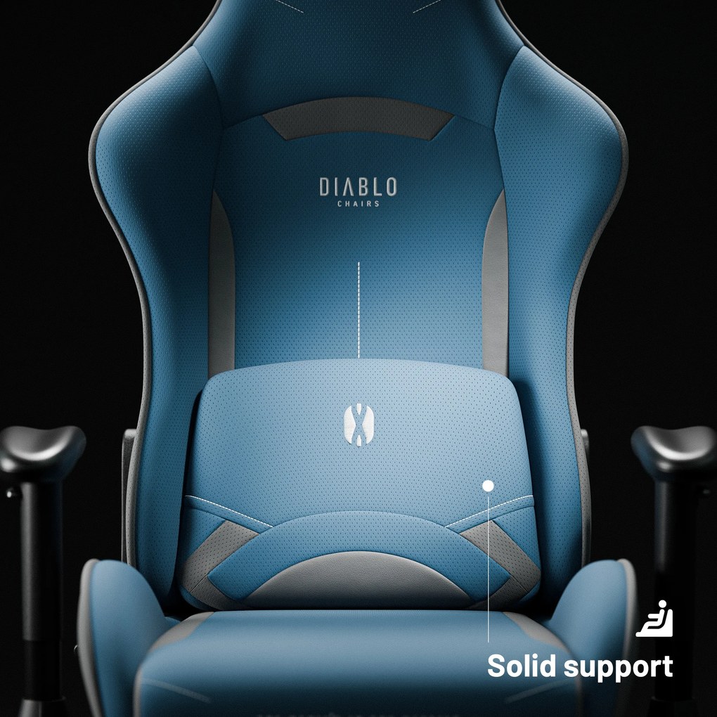 Szövet gamer szék Diablo X-Starter kék