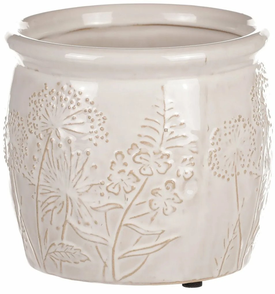 Flores virágtartó, 14 x 12 x 14 cm, kerámia