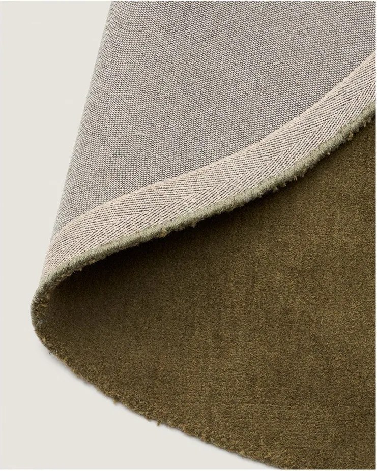 Zöld kerek szőnyeg ø 200 cm Empuries – Kave Home