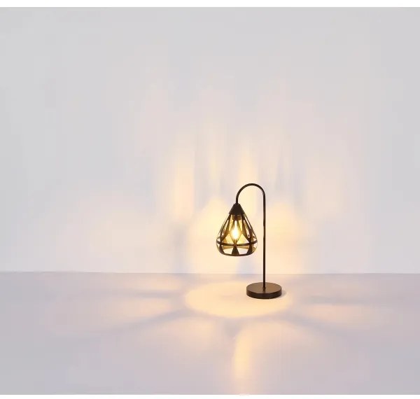 Globo 15889T - Asztali lámpa HASSAN 1xE27/40W/230V