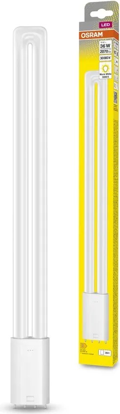 Led fénycső 2G11 18W 36W 2070lm 3000K Meleg 140° Dulux Led L Hf &amp; Ac