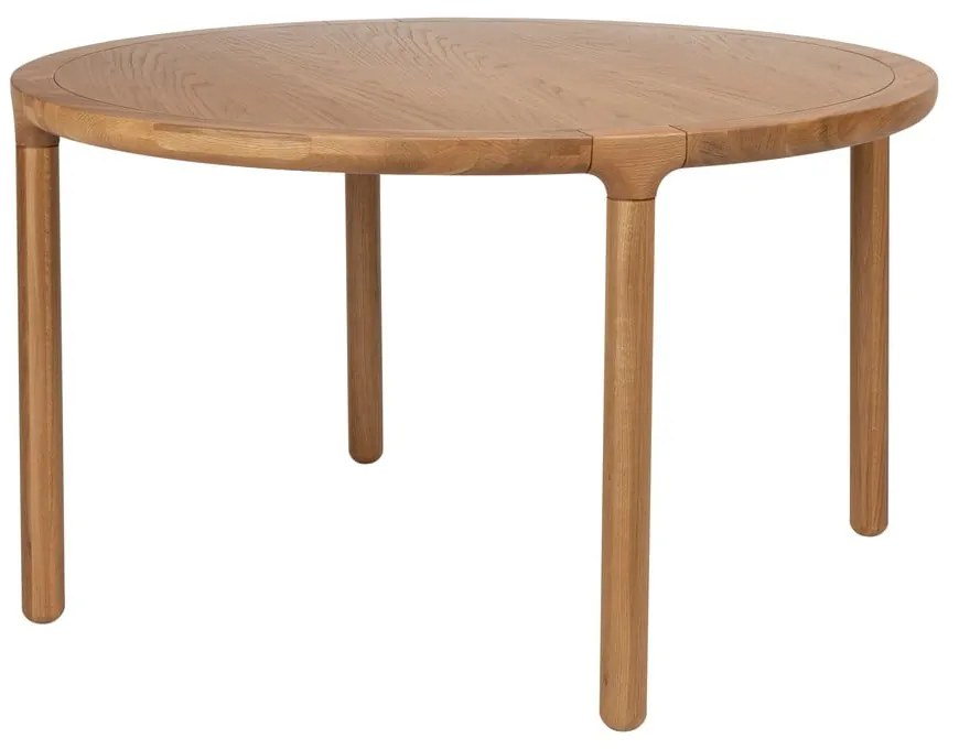 Kerek étkezőasztal tölgyfa dekorral ø 128 cm Storm – Zuiver