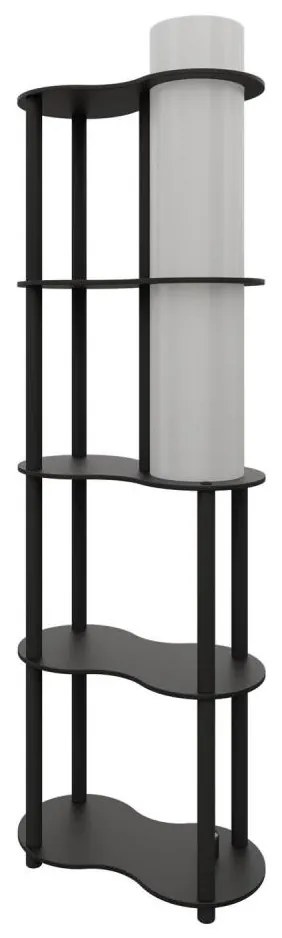 Polcos állólámpa NOTO 1xE27/40W/230V fekete