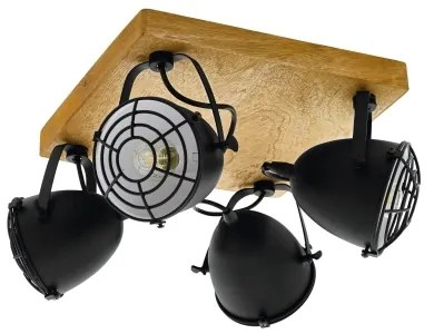 Eglo 49079 - GATEBECK spotlámpa 4xE14/40W/230V