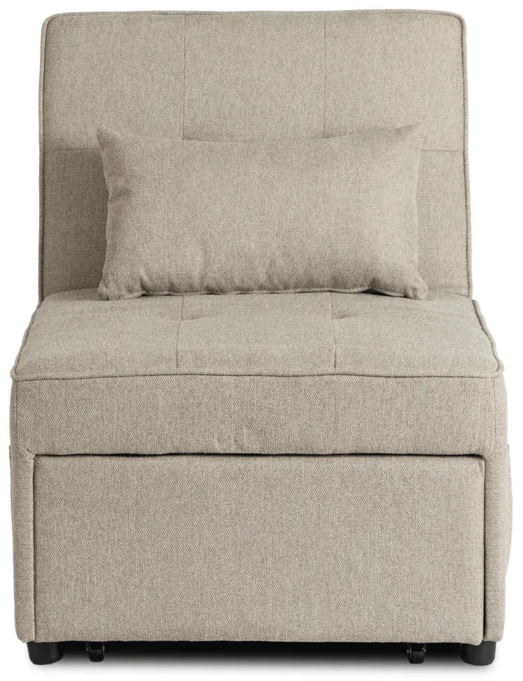 Ágyazható Fotel Bézs Színben. IBERIS 67 cm