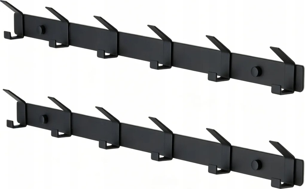 X2 galériás polc 6 akasztóval, fogas az előszobába