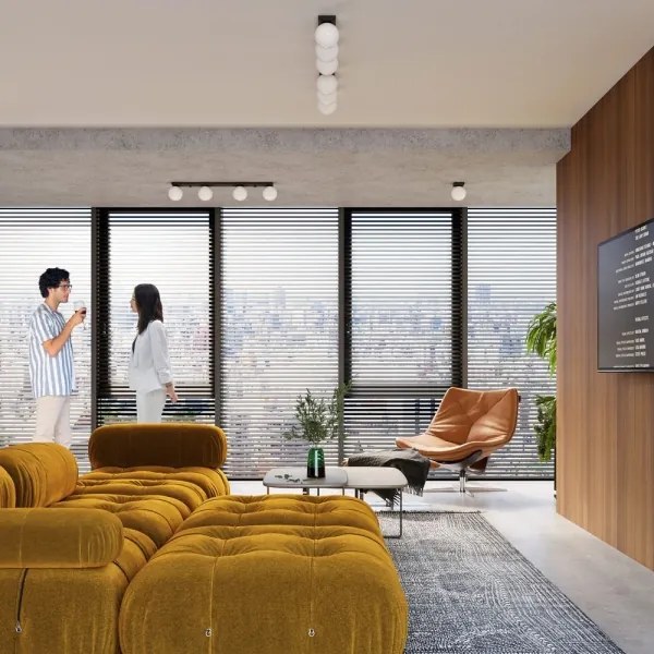 Sollux SL.1154 - Mennyezeti lámpa YOLI 4xG9/12W/230V fekete