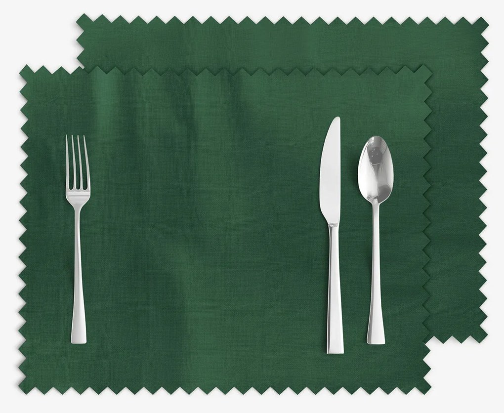 Goldea karácsonyi teflonbevonatú reggeliző alátét - sötétzöld - 2db 30 x 40 cm