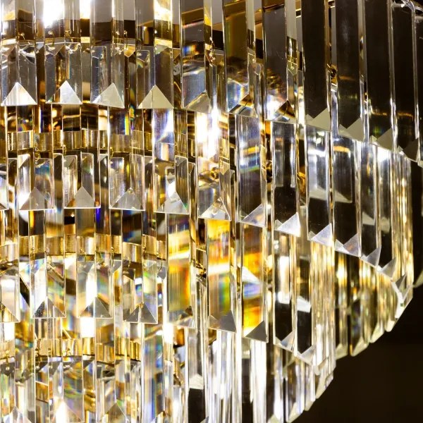 Brilagi - Felületre szerelhető csillár CRYSTAL 5xE14/40W/230V arany