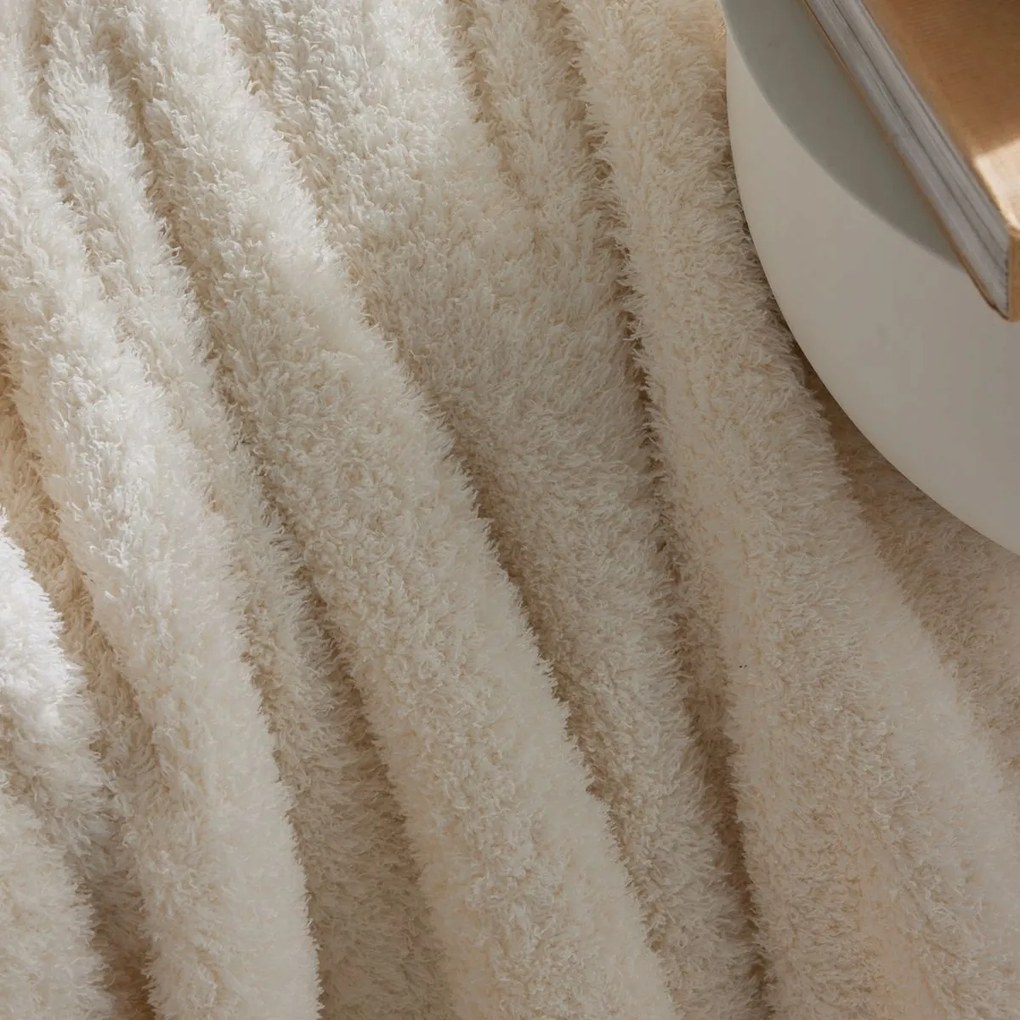 Teddy Takaró 130 X 180 CM Fehér Beltéri Kanapéhoz, Hálószobába