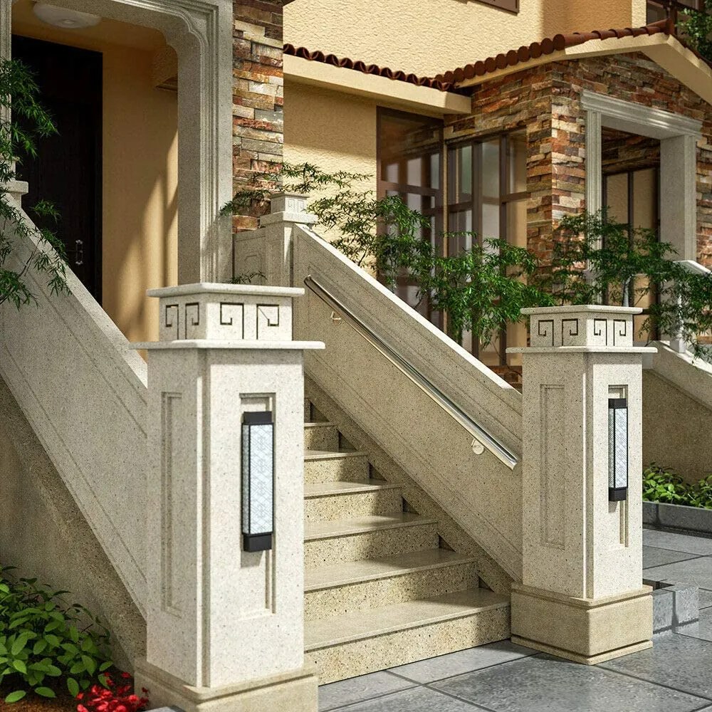 CONEKT, rozsdamentes acél kapaszkodó lépcsőkhöz, 100cm, ezüst Monzana