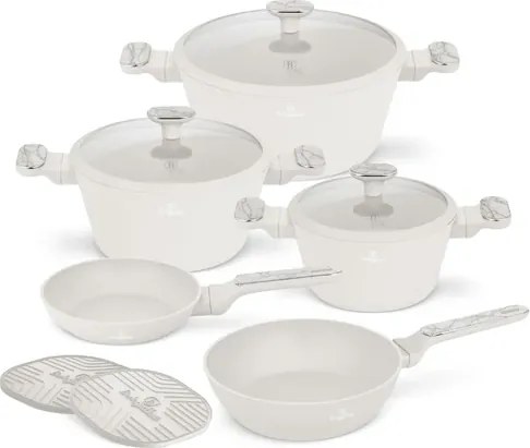 BerlingerHaus 10 részes edénykészlet Sahara Marble Collection (BH/8400)