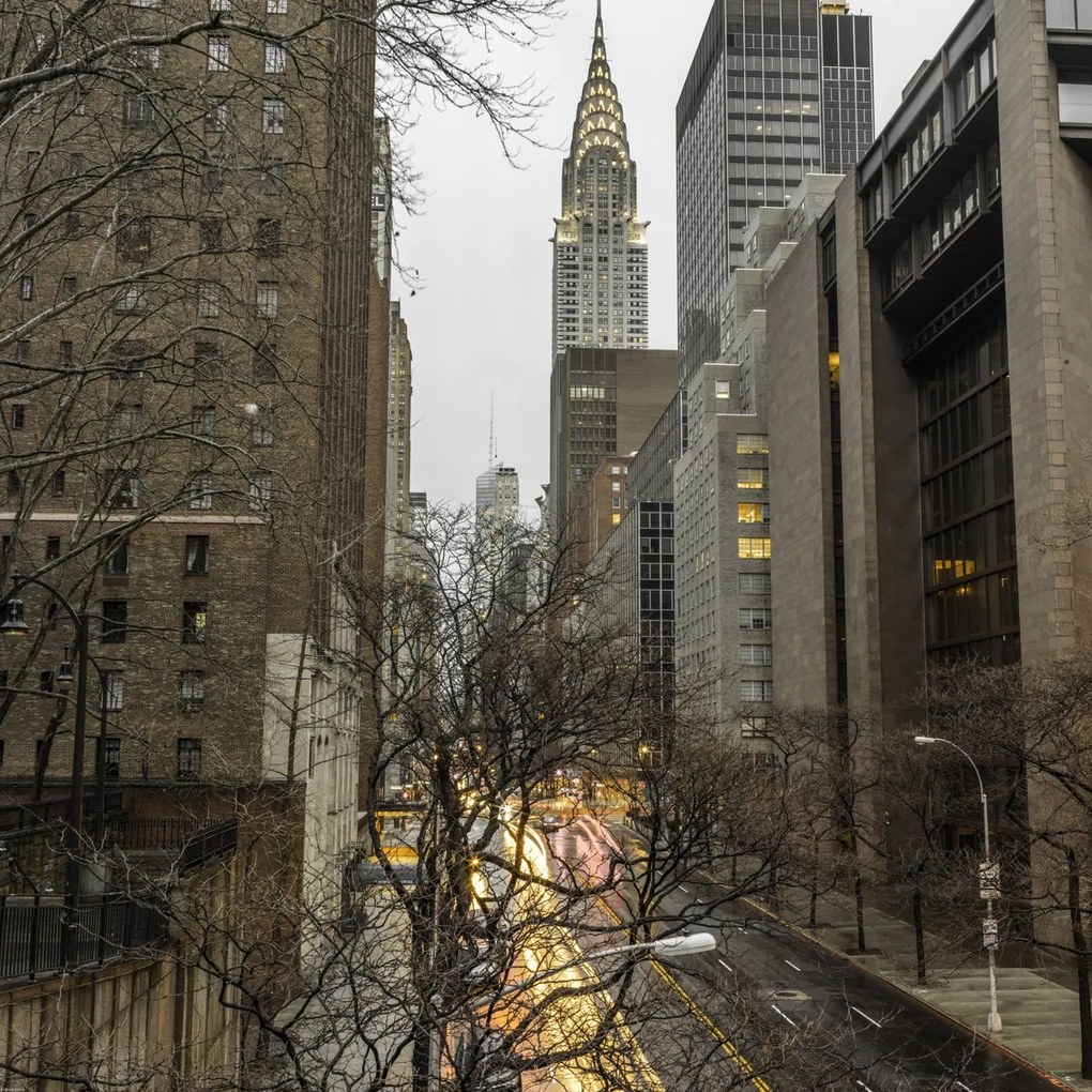 Poszter 80x80cm Chrysler Building New York, Assaf Frank