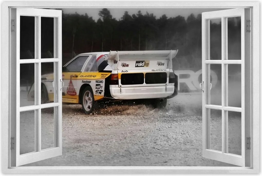 Poszterek 90x60 Audi Quattro Drift Por