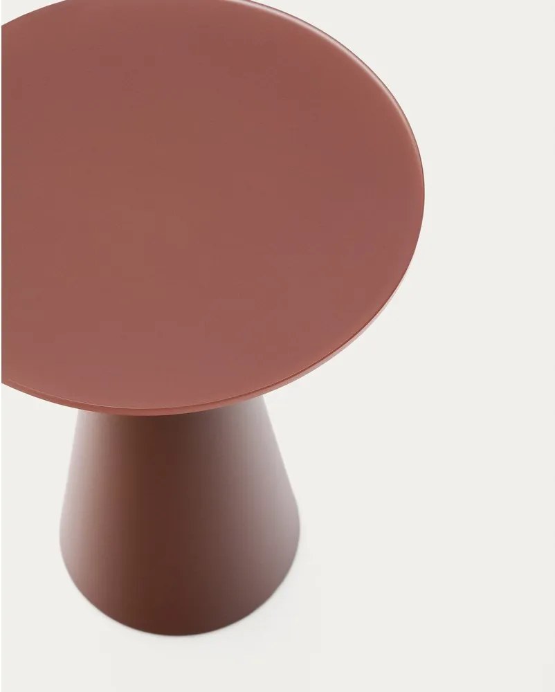 Kerek tárolóasztal üveg asztallappal ø 35 cm Wilshire – Kave Home