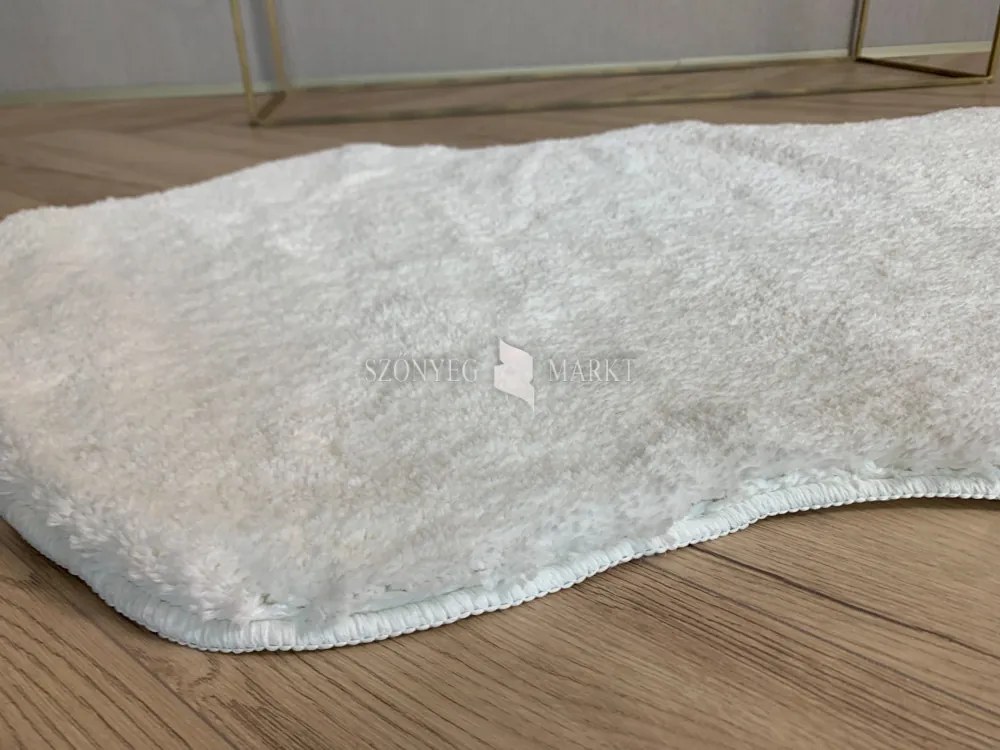 Vajpuha ovális shaggy sebano Fehér (white) 80x150