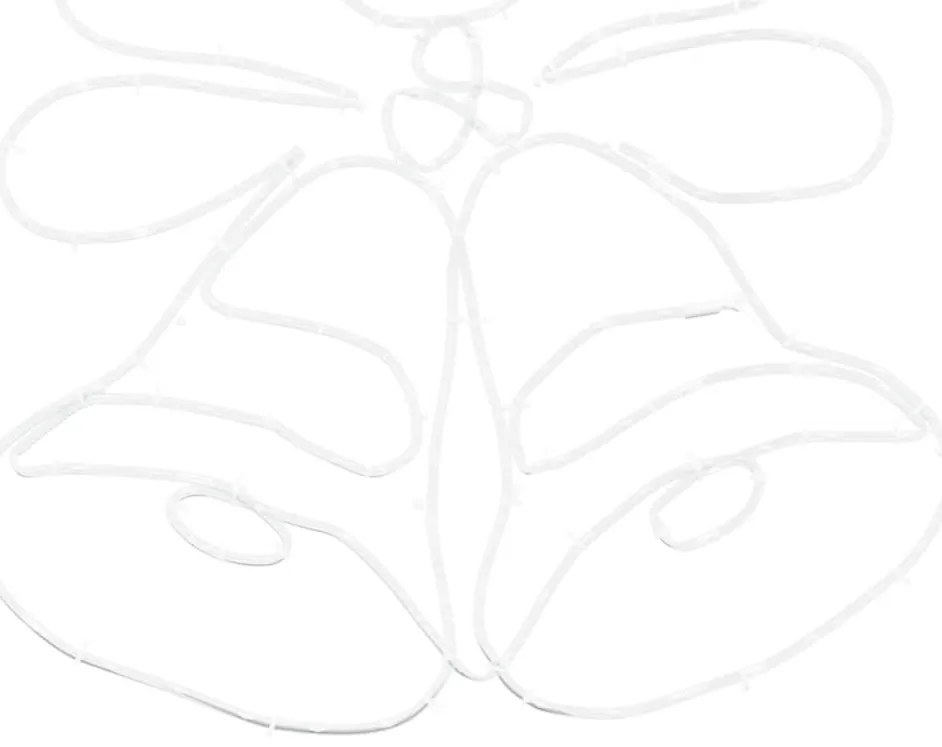 Karácsonyi Harang 144 LED-del Sokszínű 56 x 46 cm PVC